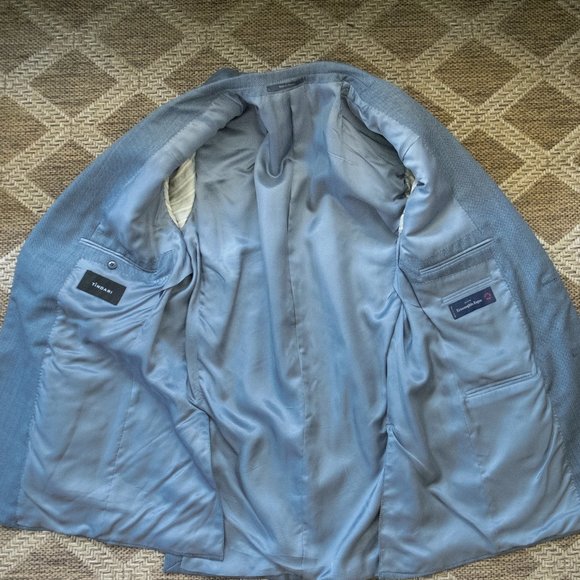 Ermenegildo Zegna Tindari Blue Wool Blazer - Picture 8 of 13
